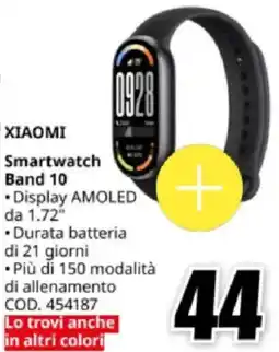 MediaWorld XIAOMI Smartwatch Band 10 offerta