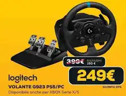 Euronics logitech VOLANTE G923 PS5/PC offerta