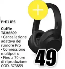 MediaWorld PHILIPS Cuffie TAH6509 offerta