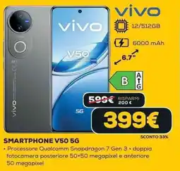 Euronics vivo SMARTPHONE V50 5G offerta