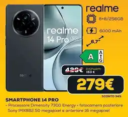 Euronics realme SMARTPHONE 14 PRO offerta