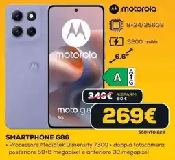 Euronics motorola SMARTPHONE G86 offerta