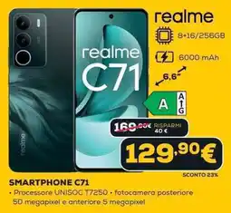 Euronics realme SMARTPHONE C71 offerta