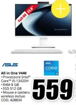 MediaWorld ASUS All in One V440 offerta