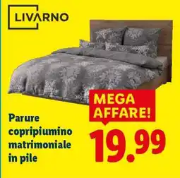 Lidl Parure copripiumino matrimoniale in pile offerta