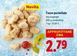 Lidl Cozze pastellate offerta