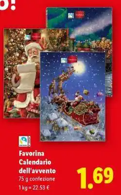 Lidl Favorina Calendario dell'avvento offerta