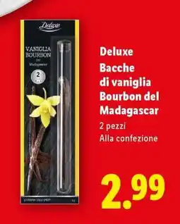 Lidl Deluxe Bacche di vaniglia Bourbon del Madagascar offerta