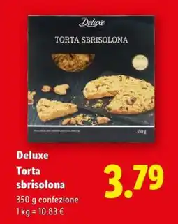 Lidl Deluxe Torta Sbrisolona offerta