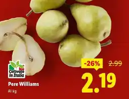 Lidl Pere Williams offerta