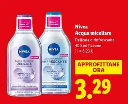 Lidl Nivea Acqua micellare offerta