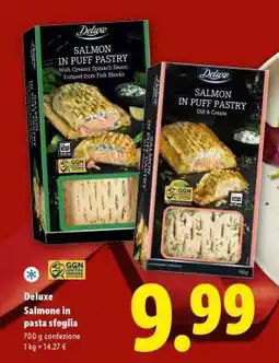 Lidl Deluxe Salmone in pasta sfoglia offerta
