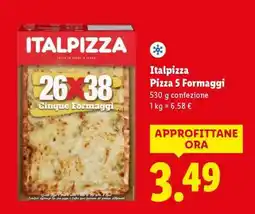 Lidl Italpizza Pizza 5 formaggi offerta