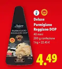 Lidl Deluxe Parmigiano Reggiano DOP offerta