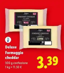 Lidl Deluxe Formaggio cheddar offerta