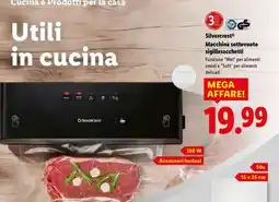 Lidl Silvercrest Macchina sottovuoto sigillasacchetti offerta