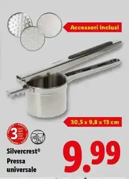 Lidl Silvercrest Pressa universale offerta