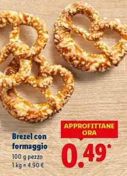 Lidl Brezel con formaggio offerta