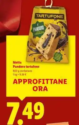 Lidl Motta Pandoro tartufone offerta