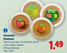 Lidl Vemondo Hummus offerta