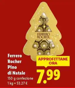 Lidl Ferrero Rocher Pino di Natale offerta
