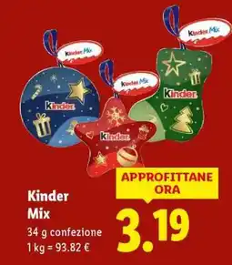 Lidl Kinder Mix offerta