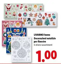 Lidl LIVARNO home Decorazioni natalizie per finestre offerta