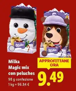 Lidl Milka Magic Mix con peluches offerta