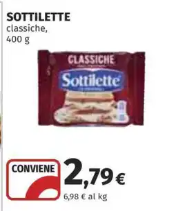 Coop Sottilette offerta