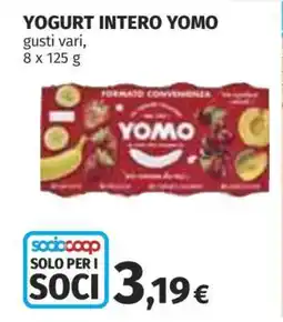 Coop Yogurt Intero Yomo offerta