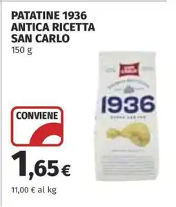 Coop Patatine 1936 Antica Ricetta San Carlo offerta