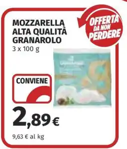 Coop Mozzarella Alta Qualità Granarolo offerta