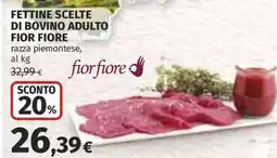 Coop FETTINE SCELTE DI BOVINO ADULTO FIOR FIORE offerta