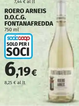 Coop ROERO ARNEIS D.O.C.G. FONTANAFREDDA offerta