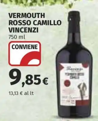 Coop VERMOUTH ROSSO CAMILLO VINCENZI offerta