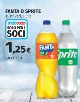 Coop Fanta o Sprite offerta