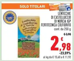 Conad Lenticchie di Castelluccio di Norcia IGP offerta
