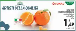 Conad Clementine Conad Percorso Qualità offerta