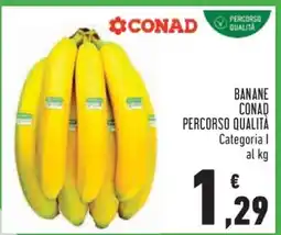 Conad Banane Conad Percorso Qualità offerta