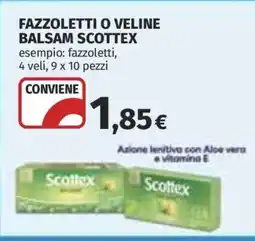 Coop FAZZOLETTI O VELINE BALSAM SCOTTEX offerta