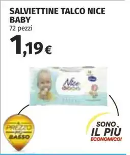 Coop SALVIETTINE TALCO NICE BABY offerta