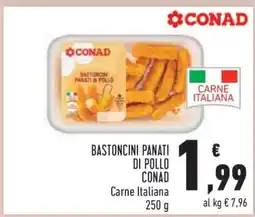 Conad BASTONCINI PANATI DI POLLO CONAD offerta