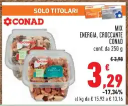 Conad Mix Energia, Croccante Conad offerta