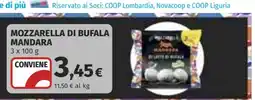 Coop MOZZARELLA DI BUFALA MANDARA offerta