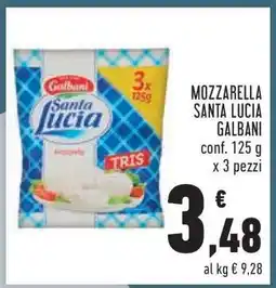 Conad MOZZARELLA SANTA LUCIA GALBANI offerta