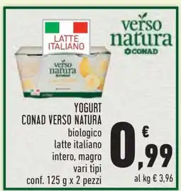 Conad Yogurt Conad Verso Natura offerta