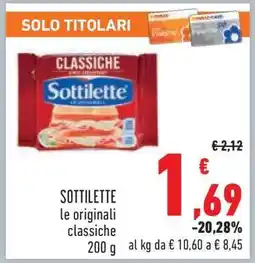 Conad Sottilette offerta