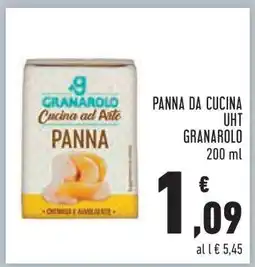 Conad PANNA DA CUCINA UHT GRANAROLO offerta