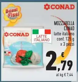 Conad Mozzarella CONAD offerta