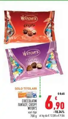 Conad CIOCCOLATINI FANTASY, CRISPY WITOR'S offerta